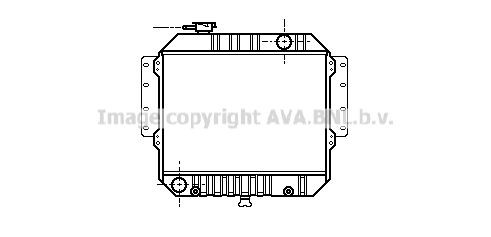 PRASCO Engine radiator Article number: MZ2000 cheaply