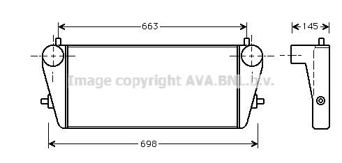 PRASCO Intercooler Article number: OL4281 cheaply