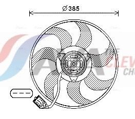 AVA COOLING SYSTEMS Fan, radiator Article number: OL7670 cheaply
