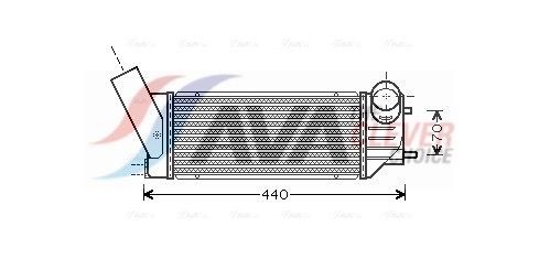 AVA COOLING SYSTEMS Intercooler Article number: PEA4279 cheaply