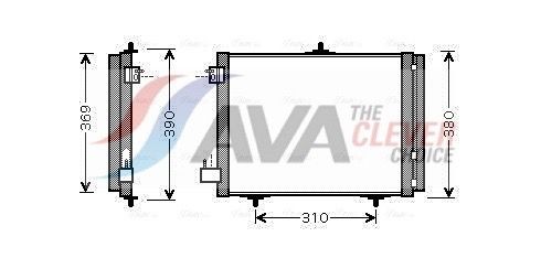 AVA COOLING SYSTEMS Air conditioning condenser Article number: PEA5295D cheaply