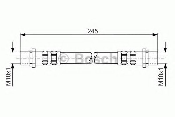 BOSCH Brake hose Article number: 1 987 476 904 cheaply