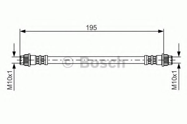 BOSCH Brake hose Article number: 1 987 476 956 cheaply
