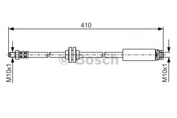 BOSCH Brake hose Article number: 1 987 481 022 cheaply
