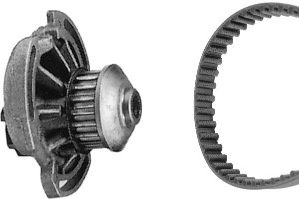 BOSCH Water pump and timing belt kit Article number: 1 987 948 502 cheaply