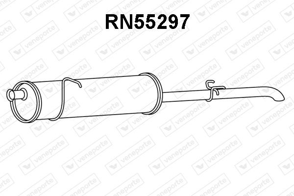 VENEPORTE Rear silencer Article number: RN55297 cheaply