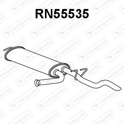 VENEPORTE Rear silencer Article number: RN55535 cheaply