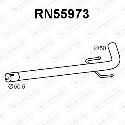 VENEPORTE Exhaust Pipe Article number: RN55973 cheaply