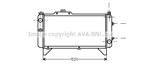 PRASCO Radiaator, mootorijahutus Artikli number: SI2042 soodsalt