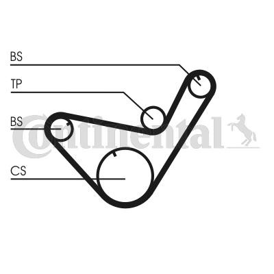 CONTITECH Timing belt kit Article number: CT714K1 cheaply
