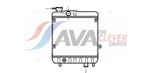 AVA COOLING SYSTEMS Engine radiator Article number: STA2011 cheaply
