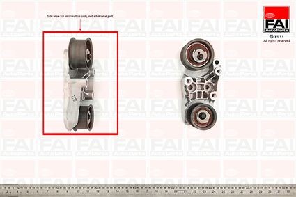 FAI AutoParts Timing belt tensioner pulley Article number: T9268 cheaply