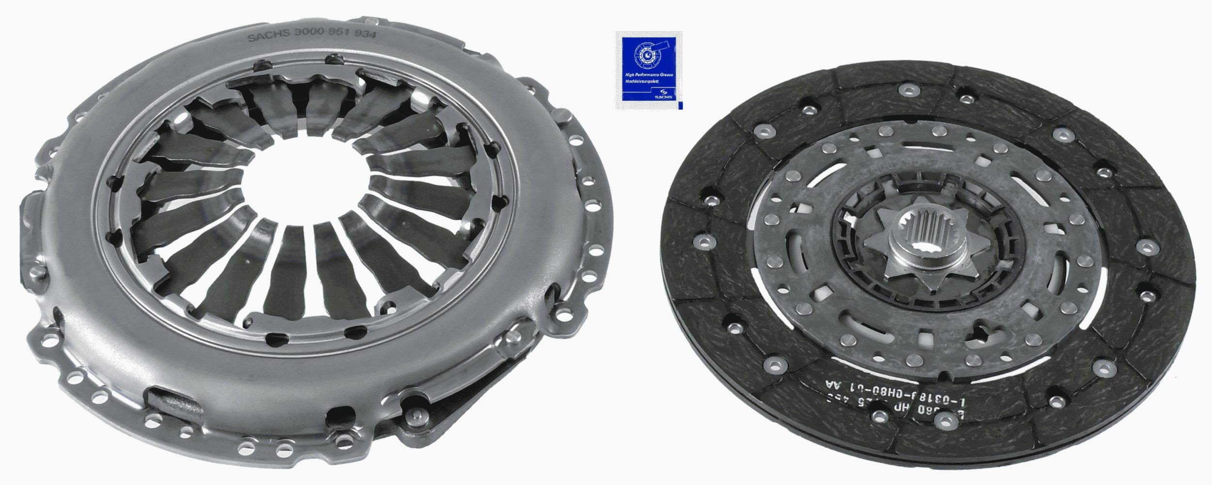 SACHS Clutch kit Article number: 3000 951 934 cheaply