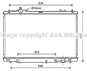 PRASCO Engine radiator Article number: TO2711 cheaply