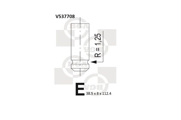 BGA Inlet valve Article number: V537708 cheaply