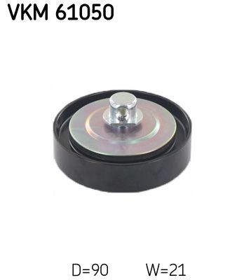 SKF Deflection / Guide Pulley, v-ribbed belt Article number: VKM 61050 cheaply