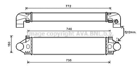 PRASCO Intercooler Varenummer: VO4190 billige