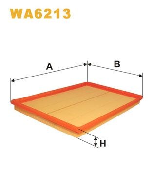WIX FILTERS Air filter Article number: WA6213 cheaply