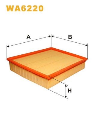 WIX FILTERS Air filter Article number: WA6220 cheaply