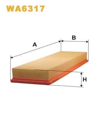 WIX FILTERS Air filter Article number: WA6317 cheaply