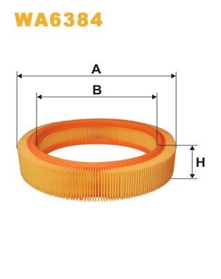 WIX FILTERS Air filter Article number: WA6384 cheaply