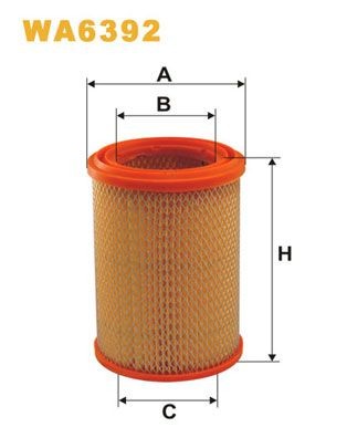WIX FILTERS Air filter Article number: WA6392 cheaply