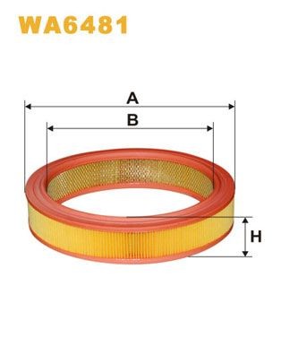 WIX FILTERS Air filter Article number: WA6481 cheaply