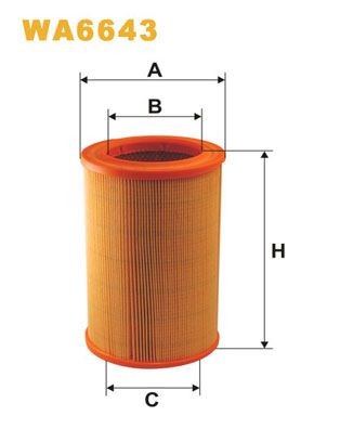 WIX FILTERS Air filter Article number: WA6519 cheaply