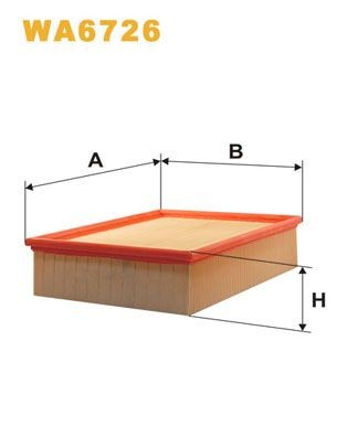 WIX FILTERS Luftfilter Varenummer: WA6726 billige