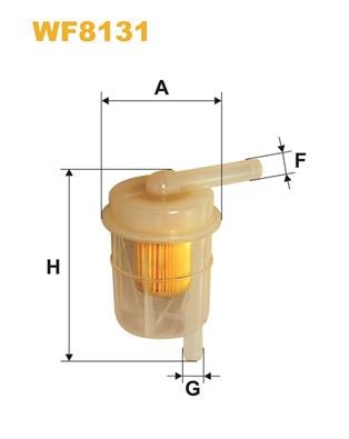 WIX FILTERS Brændstof-filter Varenummer: WF8131 billige