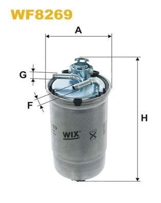 WIX FILTERS Brændstof-filter Varenummer: WF8269 billige