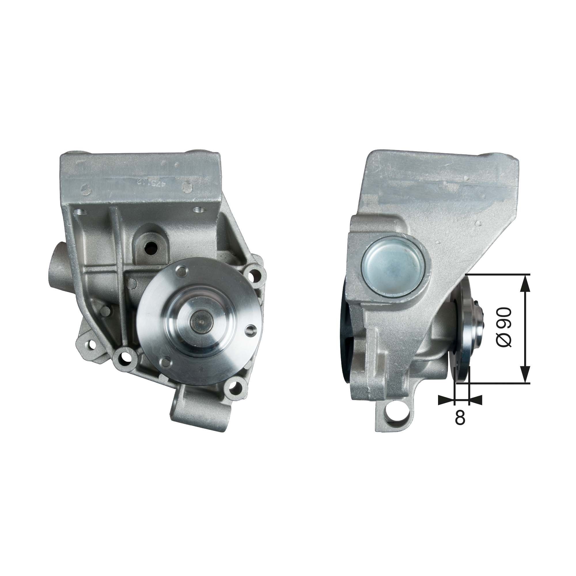 GATES Water pump Article number: WP0138 cheaply