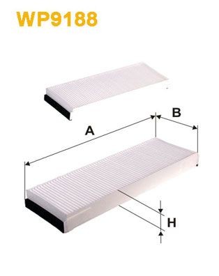 WIX FILTERS Pollen filter Article number: WP9188 cheaply
