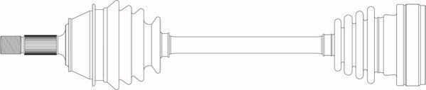 GENERAL RICAMBI Drive shaft Article number: WW3001 cheaply