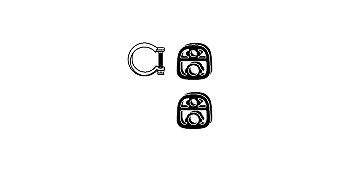 VEGAZ Exhaust mounting kit Article number: CA-85 cheaply