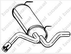 VEGAZ Middle- / End Silencer Article number: OS-760 cheaply
