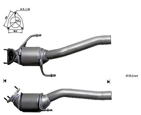 VEGAZ Catalytic converter Article number: VK-417 cheaply