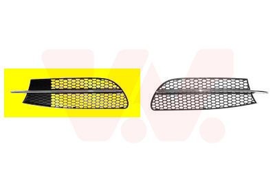 VAN WEZEL Bumper grill Article number: 0147592 cheaply
