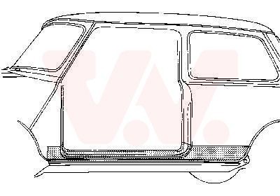 VAN WEZEL Rocker panel Article number: 0201.03 cheaply