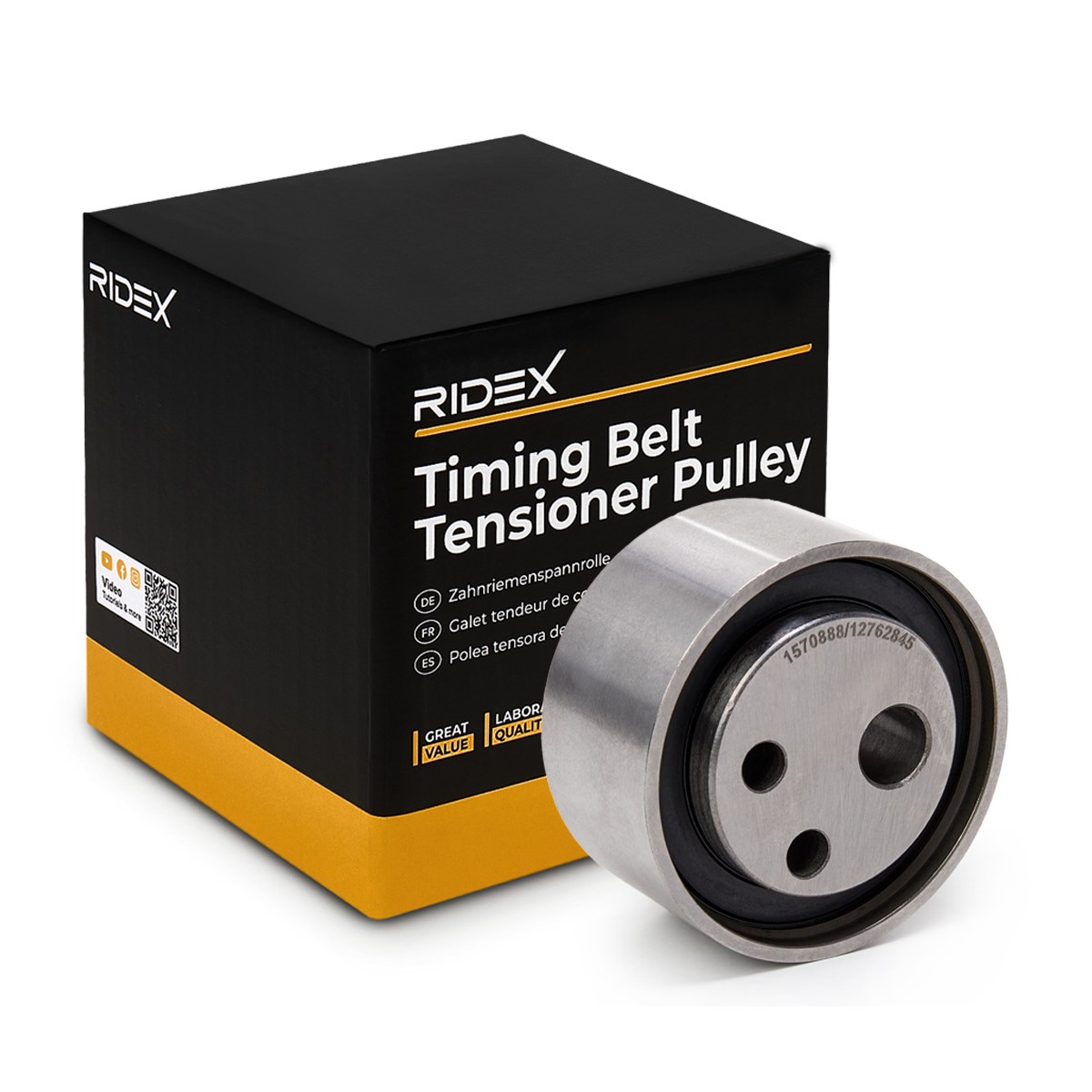 RIDEX Timing belt tensioner pulley Article number: 308T0213 cheaply