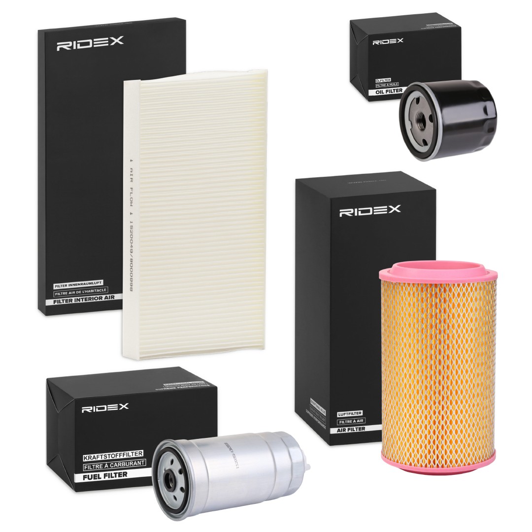 RIDEX Filter kit Article number: 4055F0153 cheaply