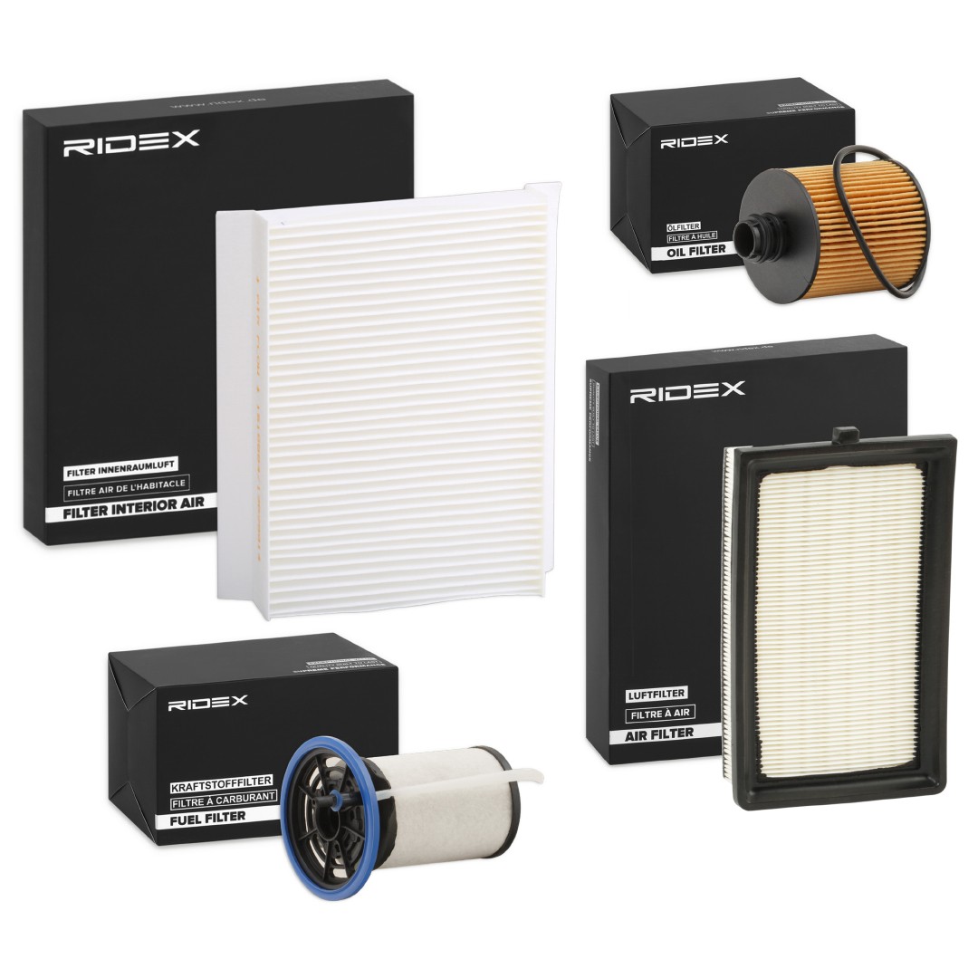 RIDEX Filter kit Article number: 4055F0159 cheaply