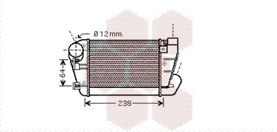 VAN WEZEL Intercooler Article number: 03004250 cheaply