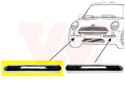 VAN WEZEL Bumper moulding Article number: 0502582 cheaply