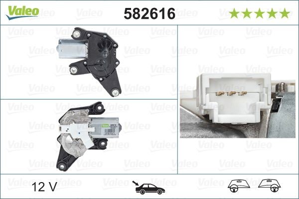 VALEO Wiper motor Article number: 582616 cheaply