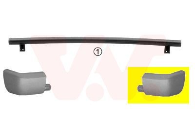 VAN WEZEL Rear bumper Article number: 0912544 cheaply