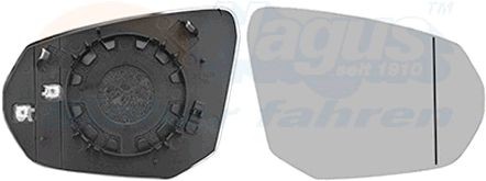 VAN WEZEL Mirror Glass, outside mirror Article number: 0374836 cheaply