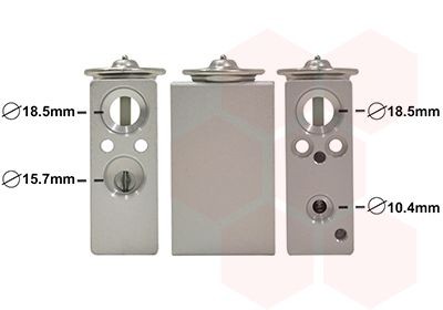 VAN WEZEL AC expansion valve Article number: 17011701 cheaply