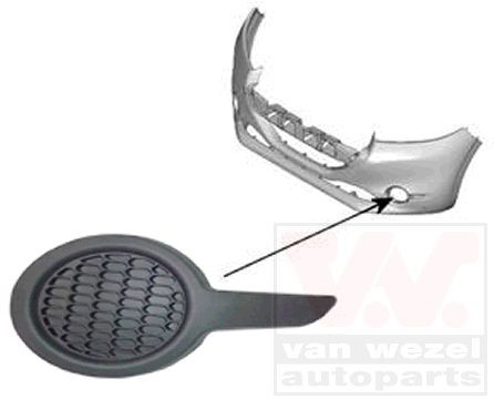 VAN WEZEL Bumper grill Article number: 4034591 cheaply