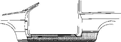 VAN WEZEL Rocker panel Article number: 1103102 cheaply